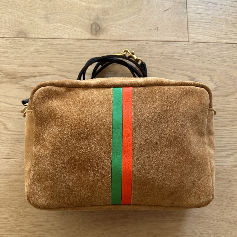 Clare V. Mirasol crossbody - tan suede - gently used
